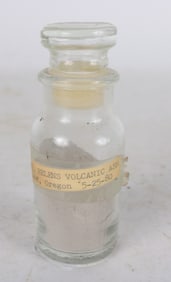 Jar of Volcanic Ash from Mt. Saint Helens, 1980