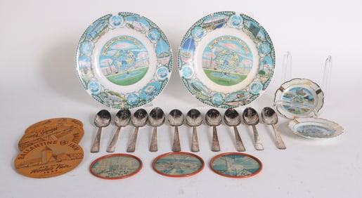 Assortment of Vintage New York World's Fair Souvenirs