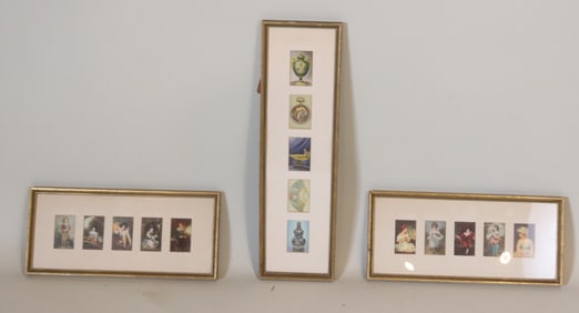 Group of Glass-Framed Images of Objects and Portraiture