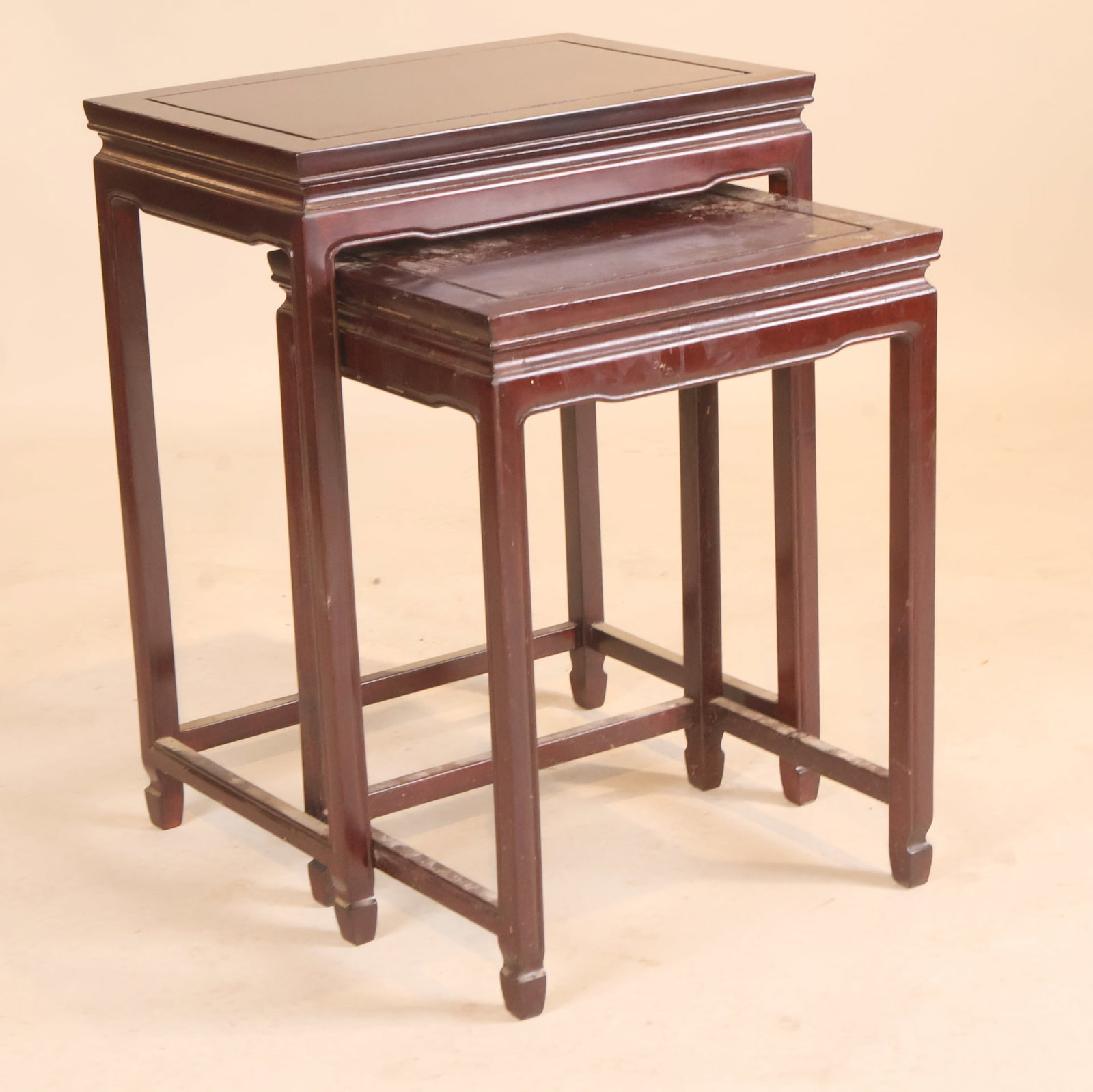 Chinese Hardwood Nesting Tables (1 of 7)