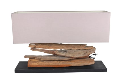 Modern Natural Driftwood Table Lamp
