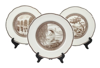 Twelve Wedgwood "The Garden Club of America" Plates