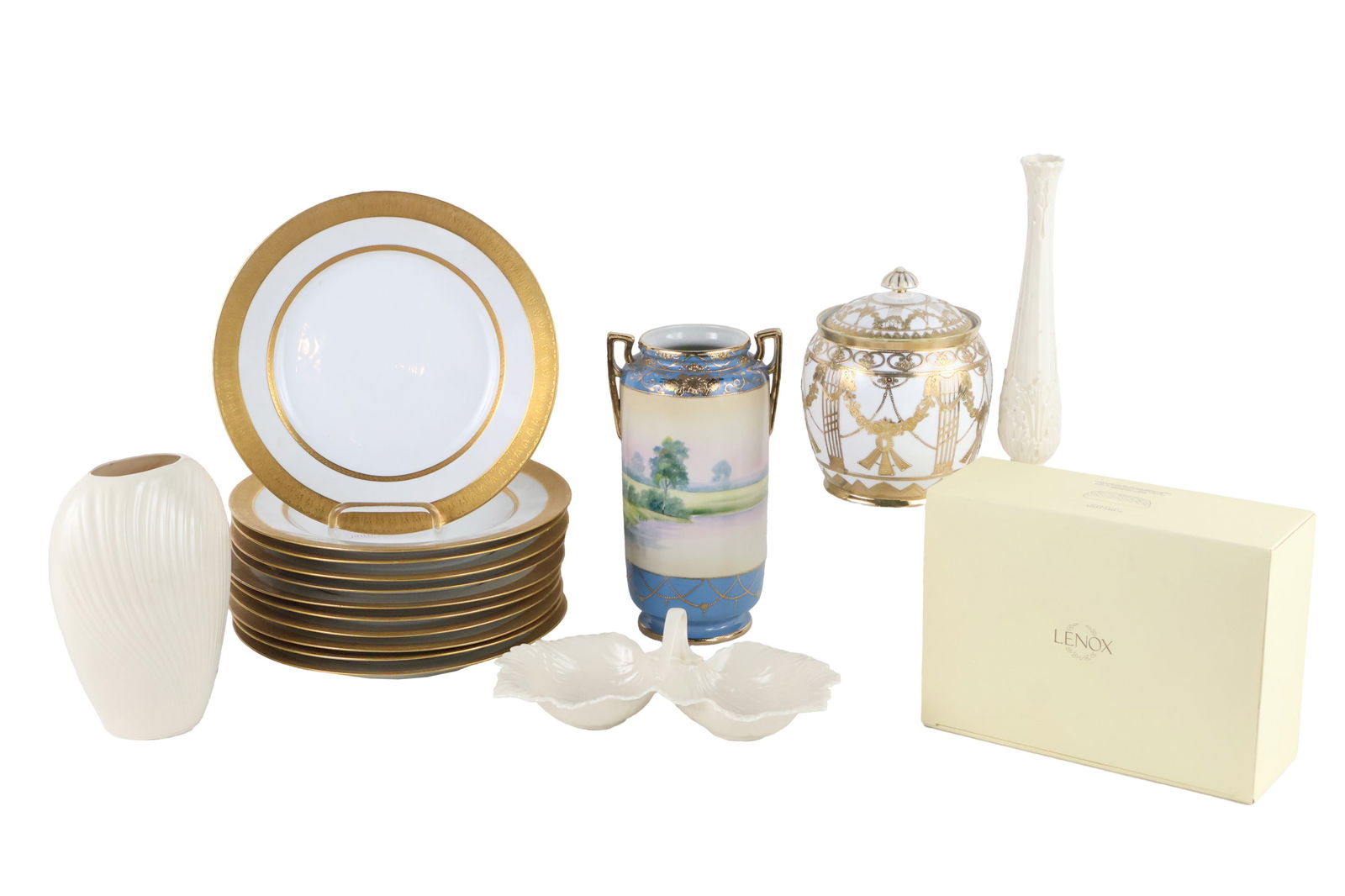 Group of Assorted Porcelain Table Articles (1 of 9)