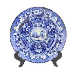 Teveson and Williams, Washington and Welcome Lafyette Plate