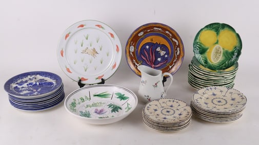 Large Group of Porcelain Table Articles