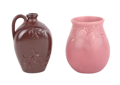 Two Rookwood Small Pottery Table Articles