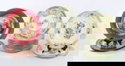 Group of Floral-Decorated and Pictorial Plates