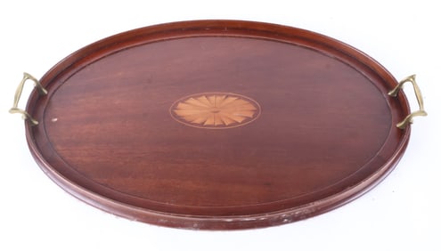 Federal Style Inlaid Mahogany Tea Tray