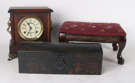 New Haven Oak Mantle Clock