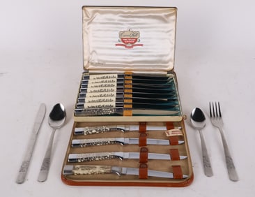 Two Groups of Dinner Knives