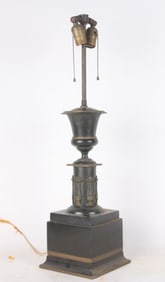 Bronze Lamp with Neoclassical Motifs