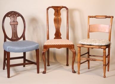 Group of Three Side Chairs