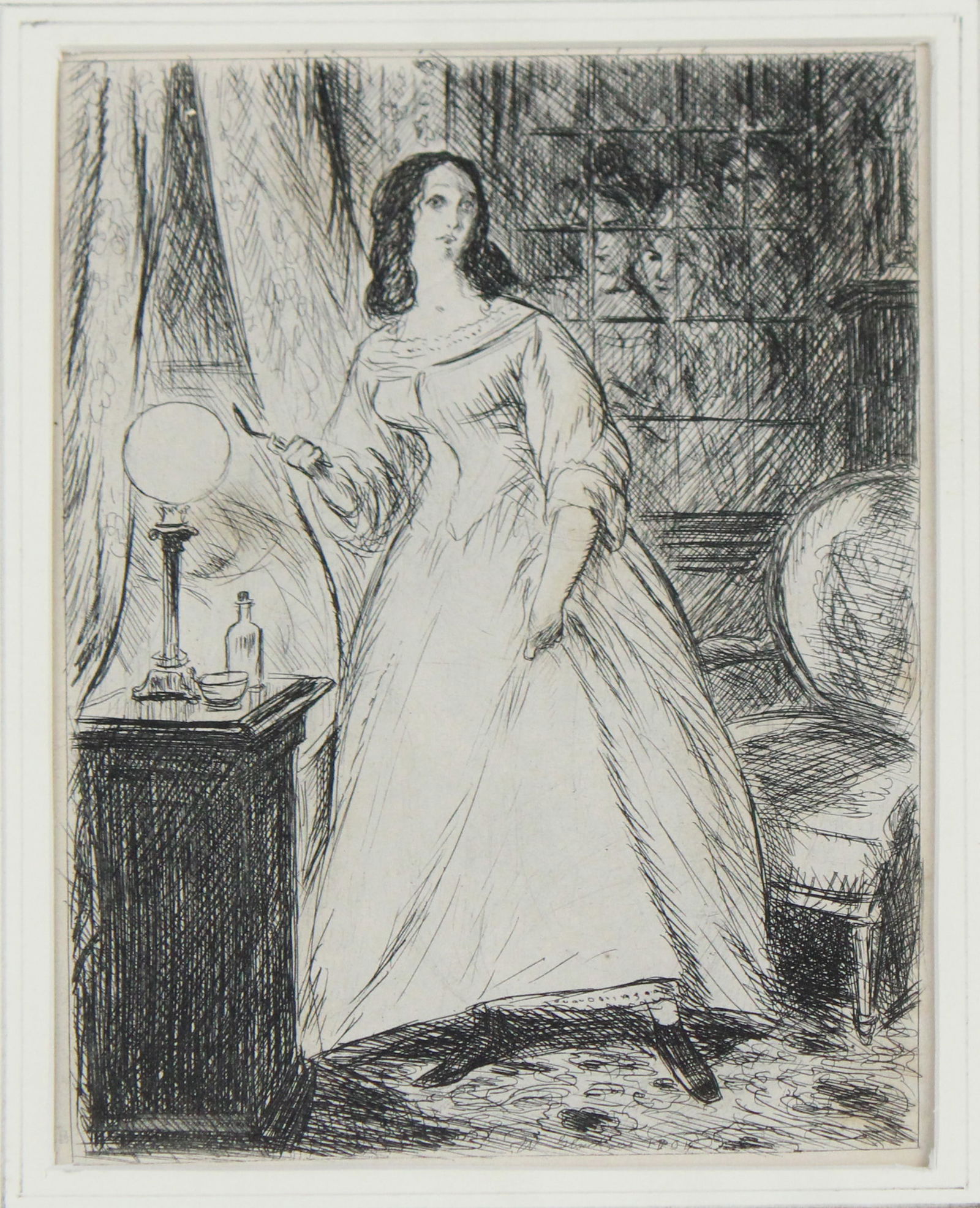 William James Glackens, 1870-1938, Yes, Good Mama, Yes I'm Going to Lock Up Your Silver Spoon, (1 of 6)