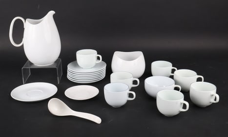 Assorted White Porcelain Articles
