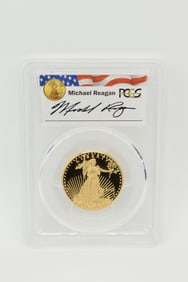 Michael Reagan 2010-W Gold Eagle $25 Half-Ounce Gold Coin