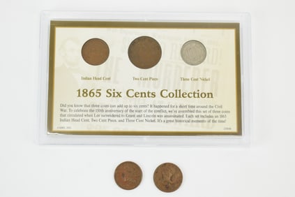 1861-1865 Our Army Copper Coin & 1863 George Washington