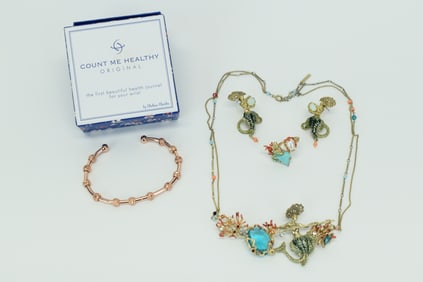 Les Nereides Paris Mermaid Motif Jewelry Suite
