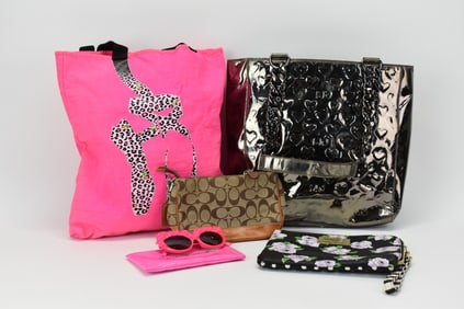 Group of Assorted Modern Totes and Pouches