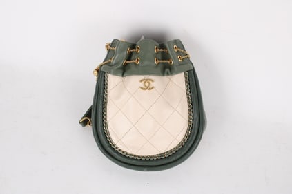 Chanel Style Sunny Stroll Chains Bucket Bag