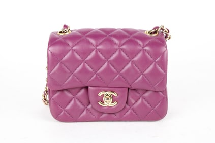 Chanel Style Mini Square Classic Single Flap Bag