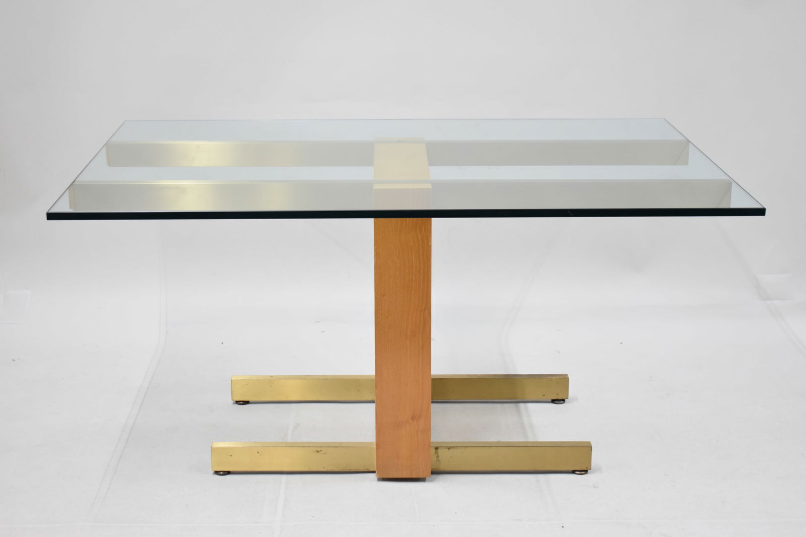 Vladimir Kagan Blonde Cubist Dining Table (1 of 12)