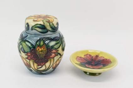 Moorcroft Florian Floral Decorated Ginger Jar