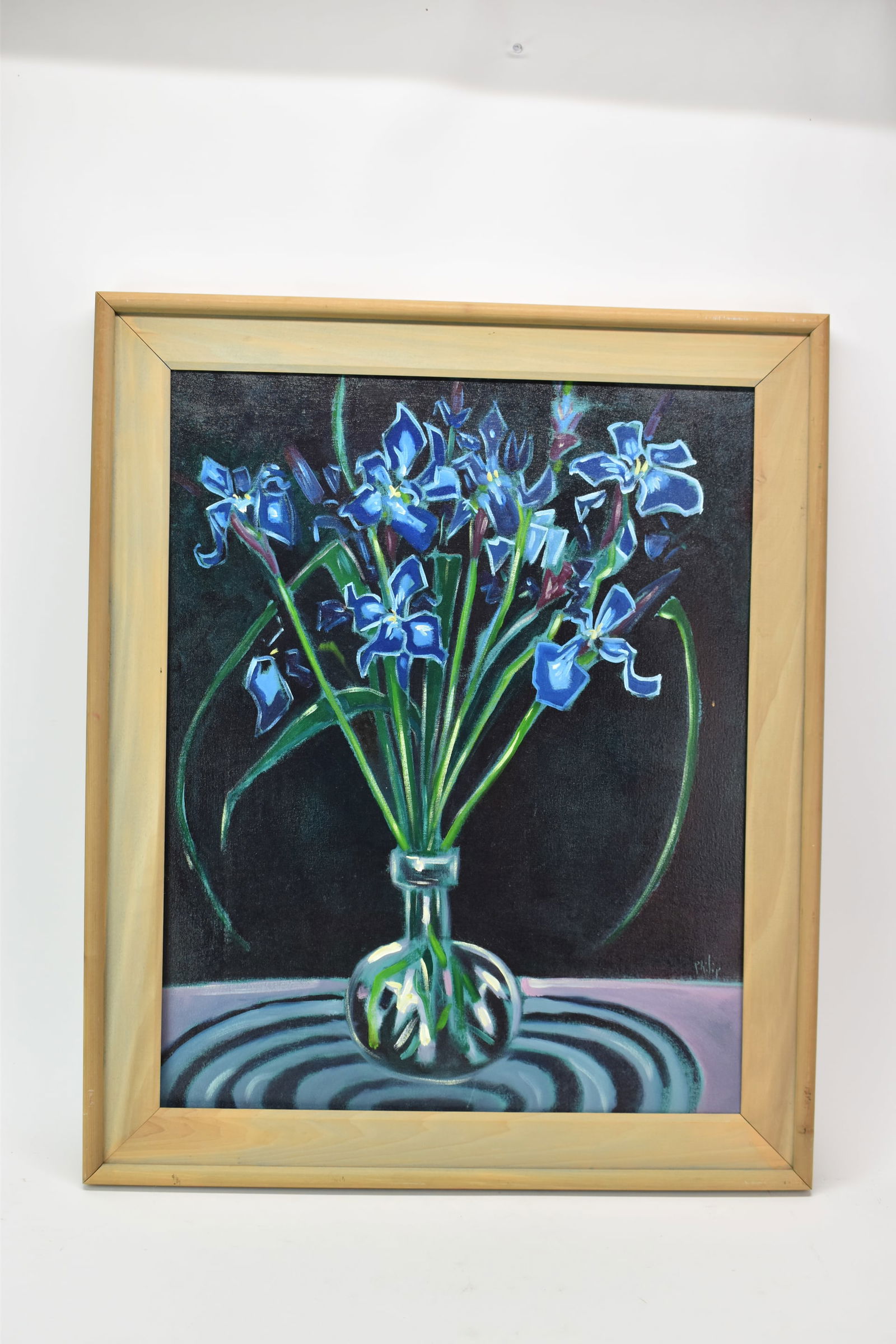 Three Assorted Contemporary Oil On Canvas Paintings (1 of 13)