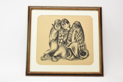 Limited Edition Doris Rosenthal Plum Girls