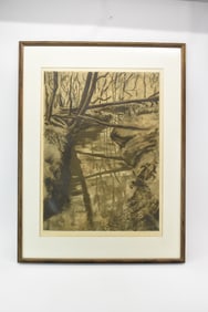 Phillips Limited Edition of Streamside Landscape
