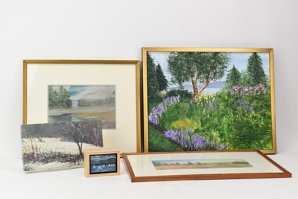 Group of Assorted New England Artwork