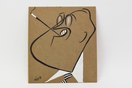 Franklin Delano Roosevelt Caricature Portrait
