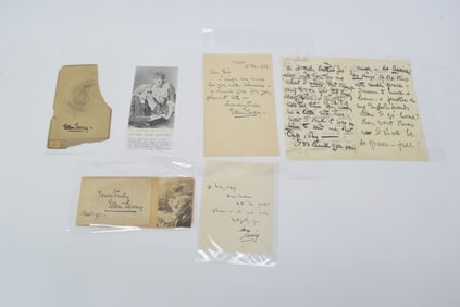 Henry Irving and Ellen Terry Autographs