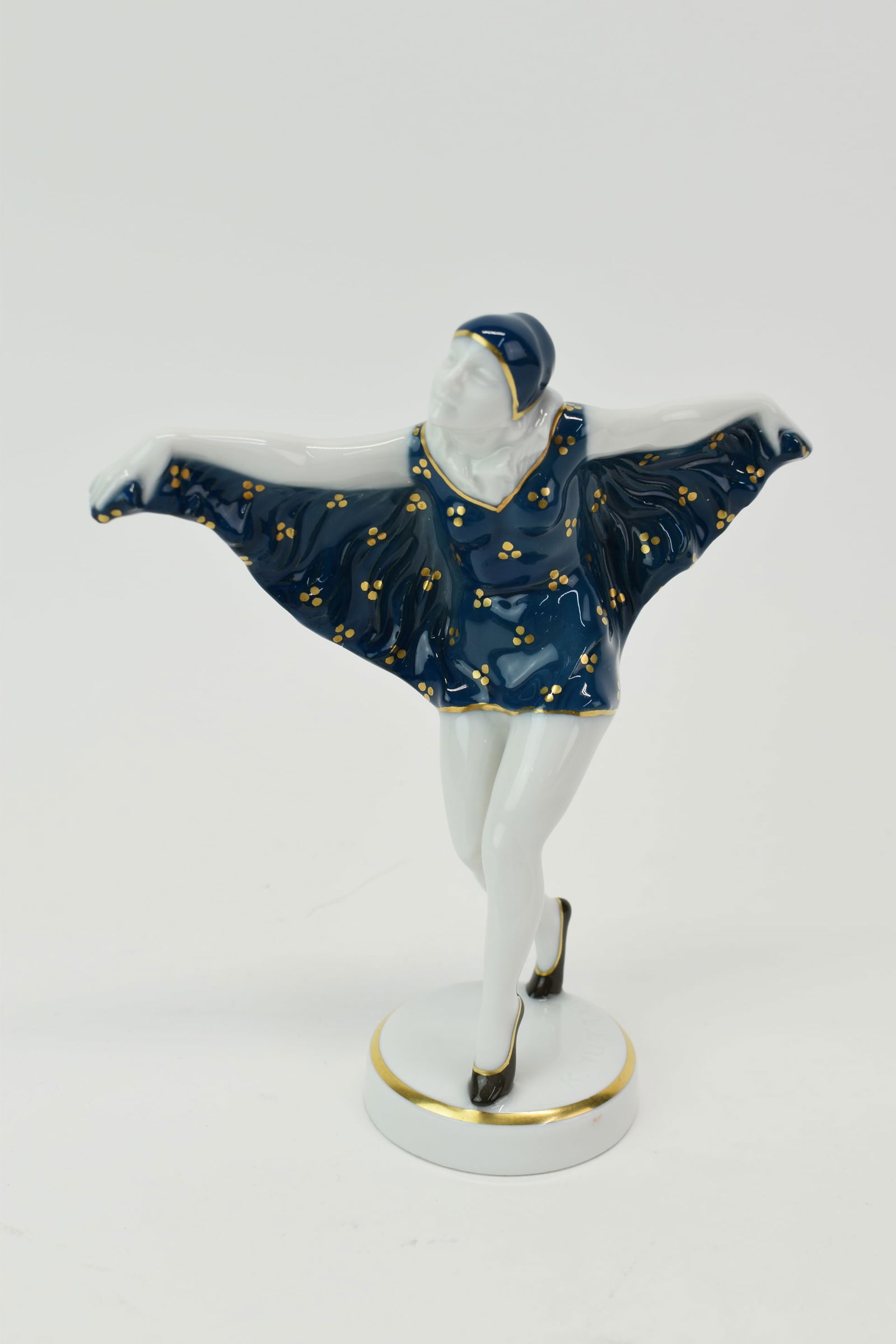 Karl Tutter for Hutschenreuther Dancer in Blue Dress (1 of 8)