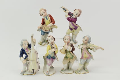 Group of Six Hutschenreuther Musicians