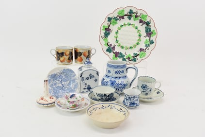 Group of Assorted Antique Porcelains
