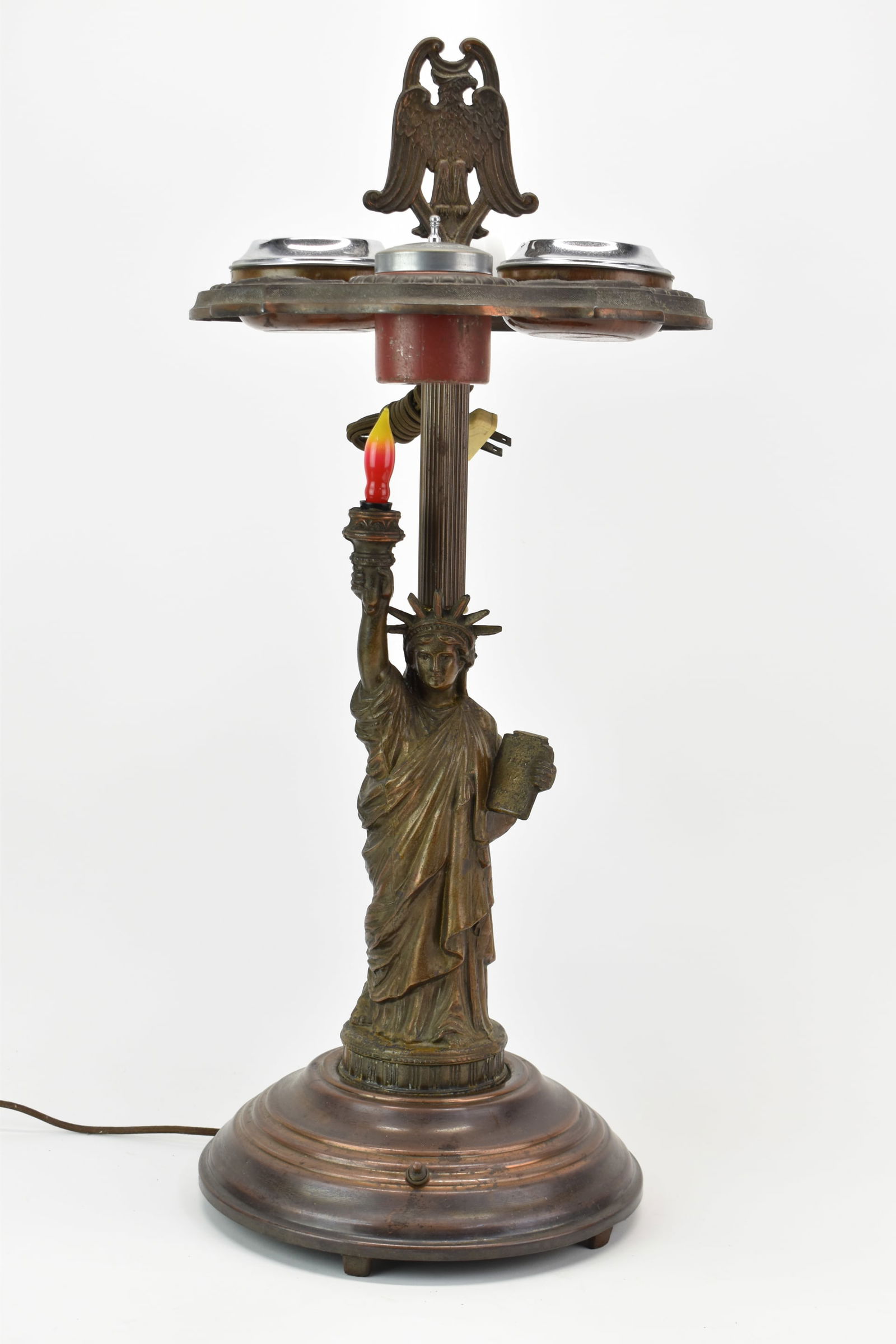 Vintage Statue of Liberty Smoking Stand (1 of 9)