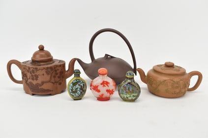 Group of Assorted Asian Table Articles
