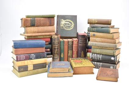 Large Group of Assorted Books With Various Titles and Authors