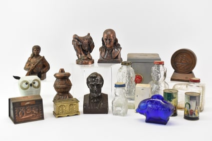 Group of Assorted Coin Still Banks