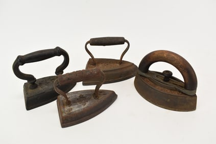 Group of Vintage Flat Irons