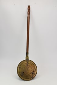 Antique Brass Bed Warmer