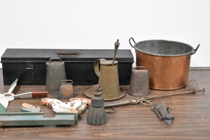 Antique Copper Boiling Pot