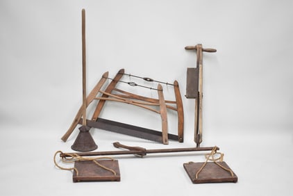 Two Antique Buck Saws