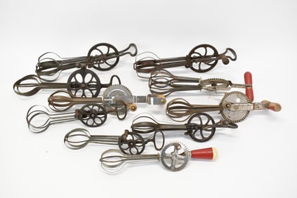 Antique Group of Assorted Hand Crank Beaters