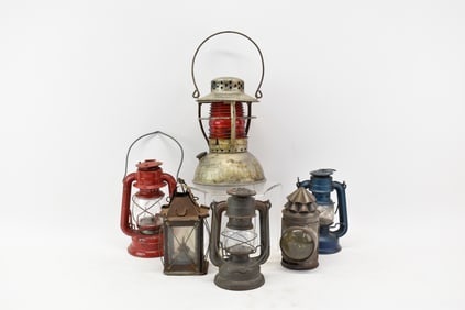 Group of Six Assorted Lanterns