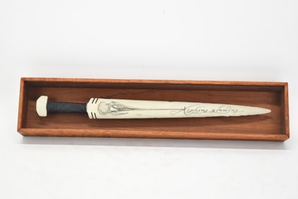 Elaborate Carved and Decorated Billfish Sword