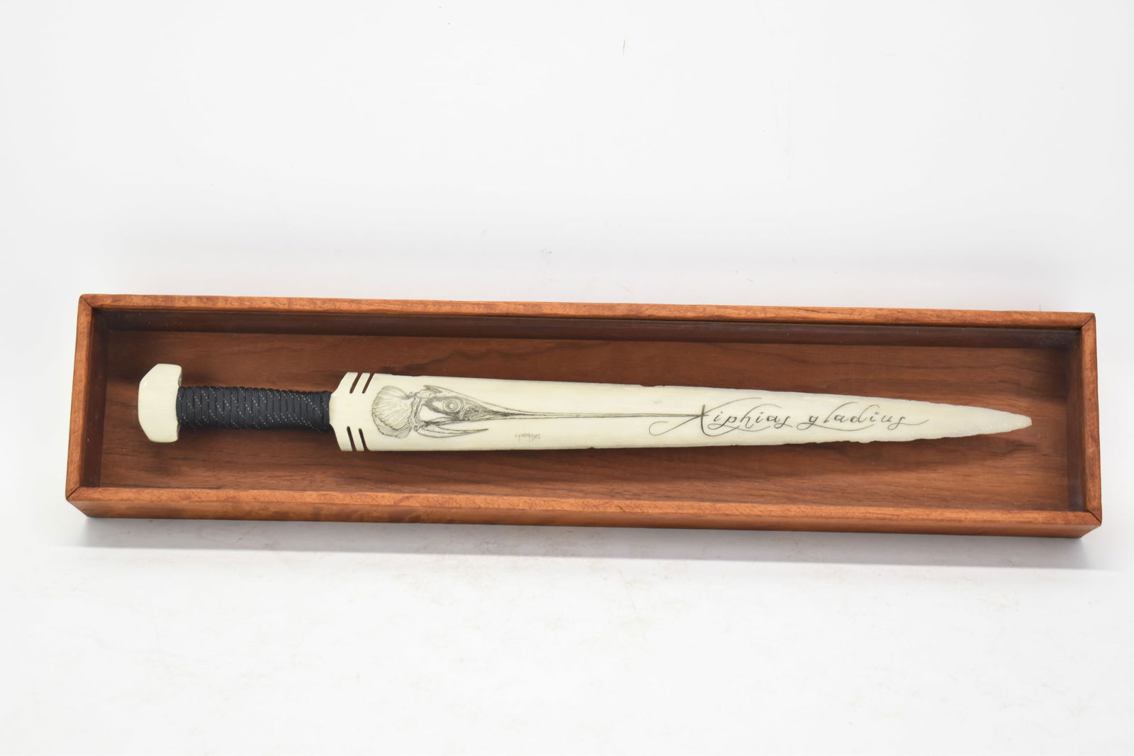 Elaborate Carved and Decorated Billfish Sword (1 of 7)