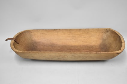 Antique Large 46" long Wooden Trencher