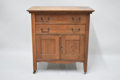 Antique Oak Washstand