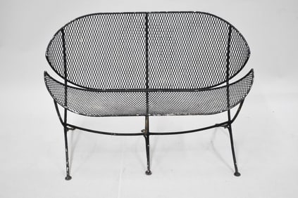 Maurizio Tempestini Black Iron Settee